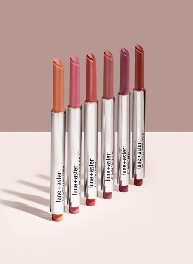 Lune+Aster Lip Glide | Glossy, Dewy Lightweight, Balmy-Gel Lipstick - Pink Magnolia - Image 5